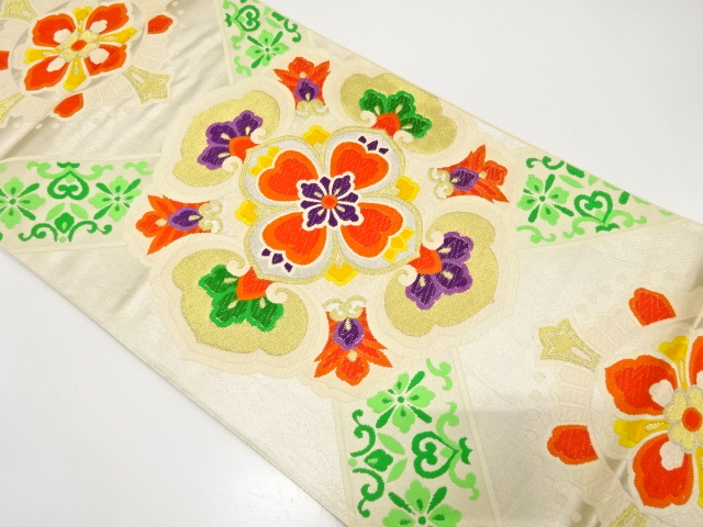 Japanese Kimono / Antique / Fukuro Obi Silk